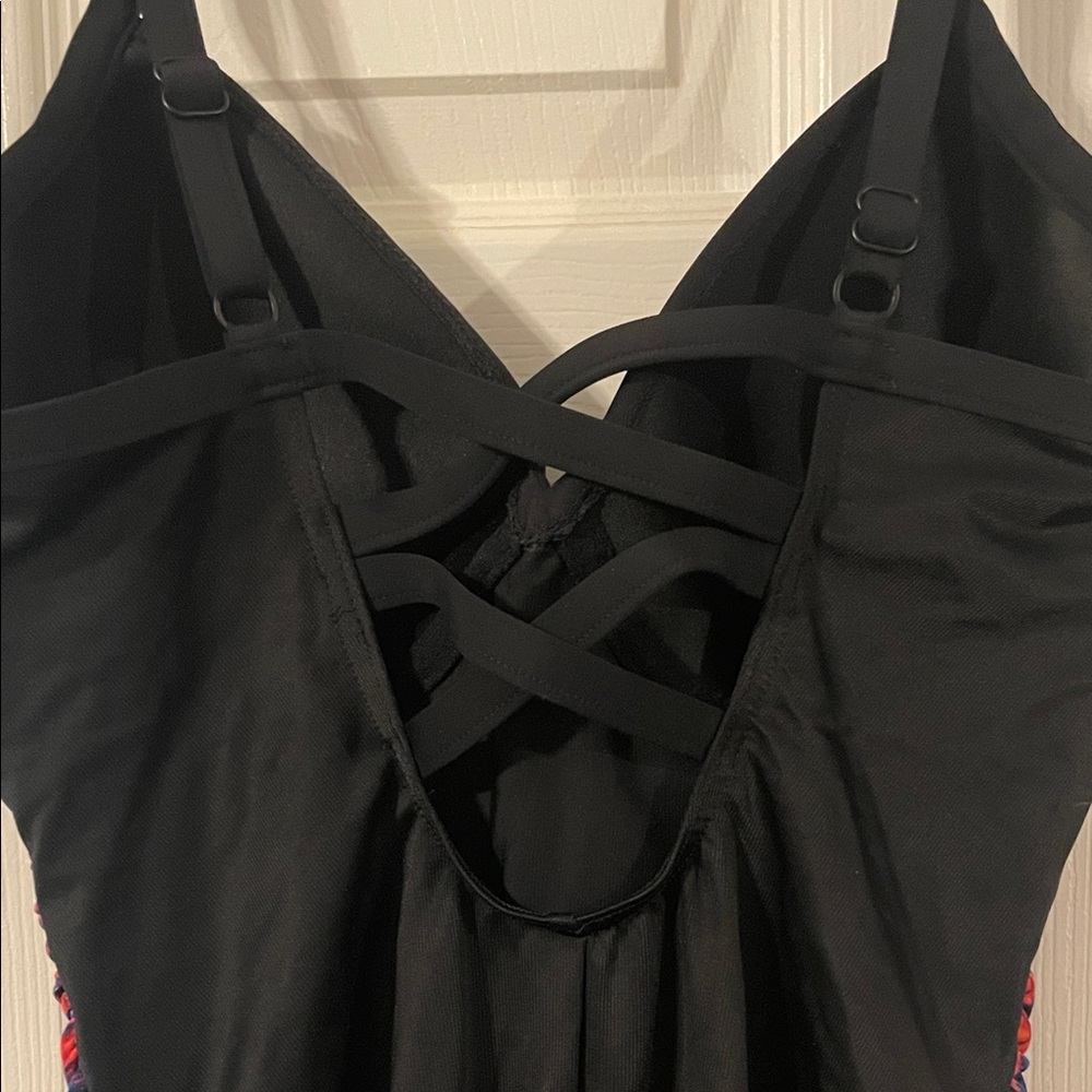 Miraclesuit Black, pink & blue One Piece Swimsuit - Picture 3 of 4